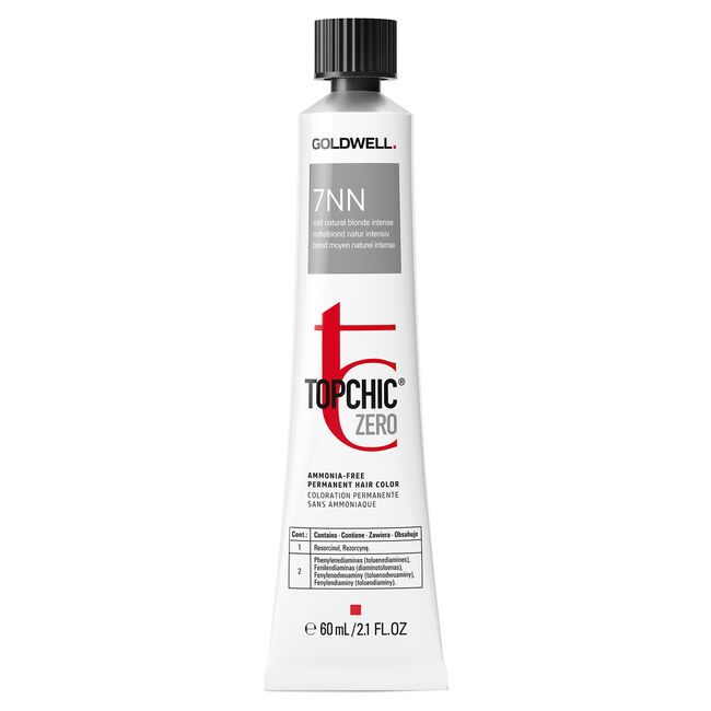 Topchic Zero Ammonia Free Hair Color 7NN Mid Natural Blonde Intense