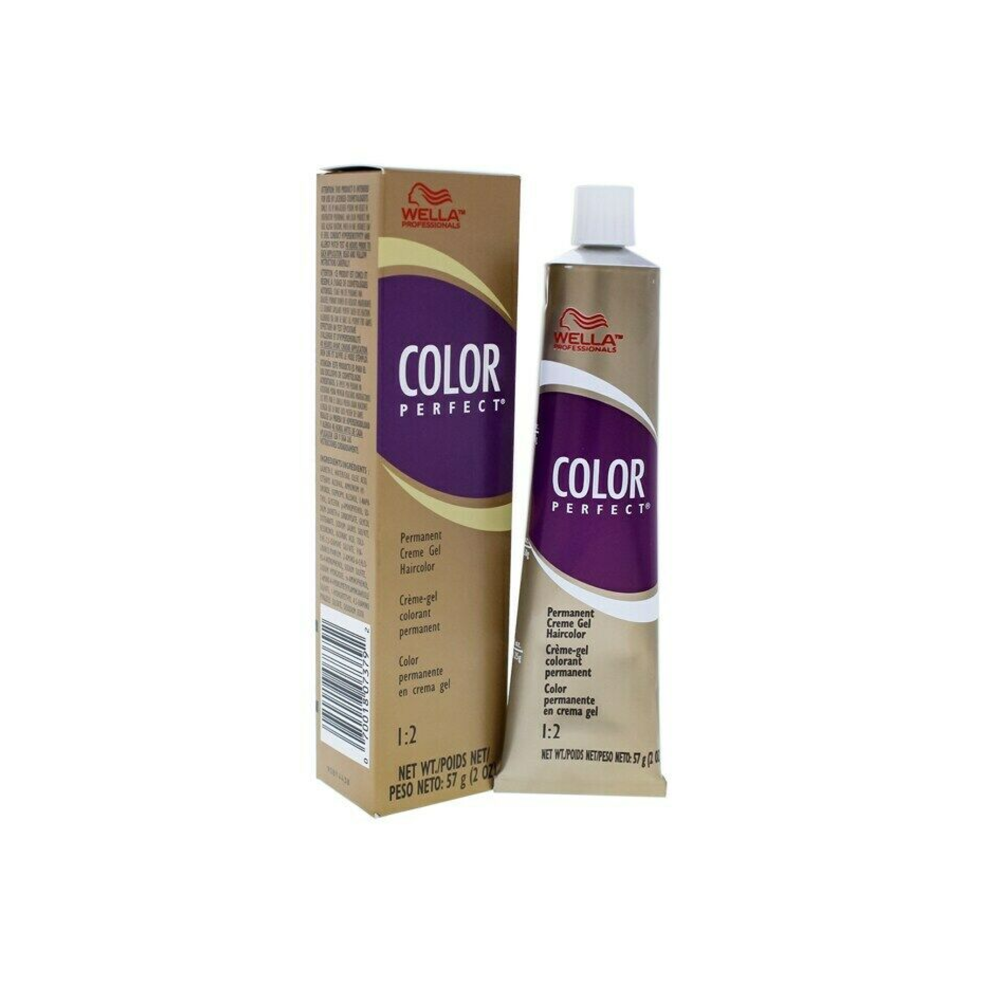 12A Color Perfect Ultra Light Ash Blonde Permanent Cream Gel Hair Color