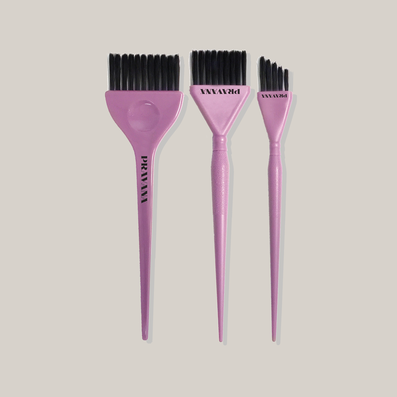 Set of 3 brushes for balayage