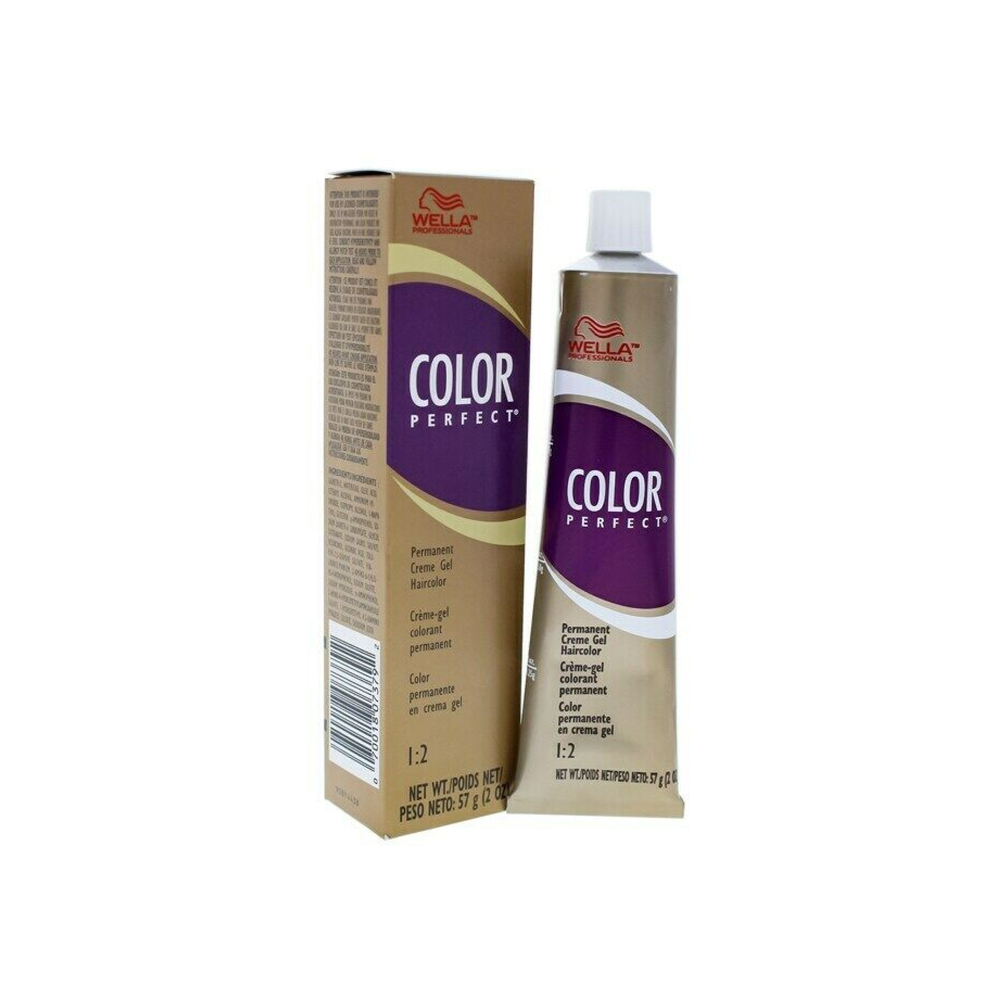 4BR Color Perfect Medium Brown Red Permanent Cream Gel Hair Color