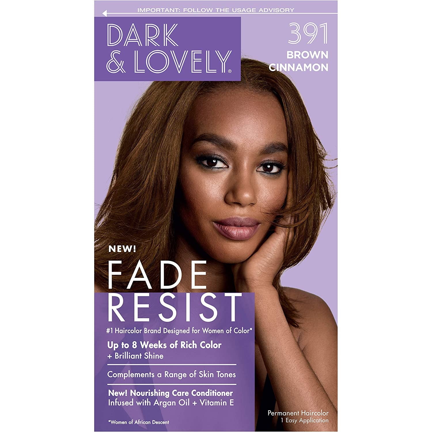 Fade it easy Hair color 391 Brown Cinnamon