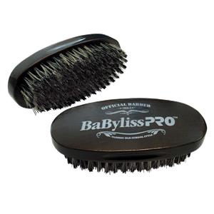 "Official Barber" Oval Palm Brush 100% Boar #BESPALMBRUCC