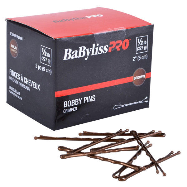 Regular Crimped Bobby Pins 2" - 1/2LB Available in Three Colors