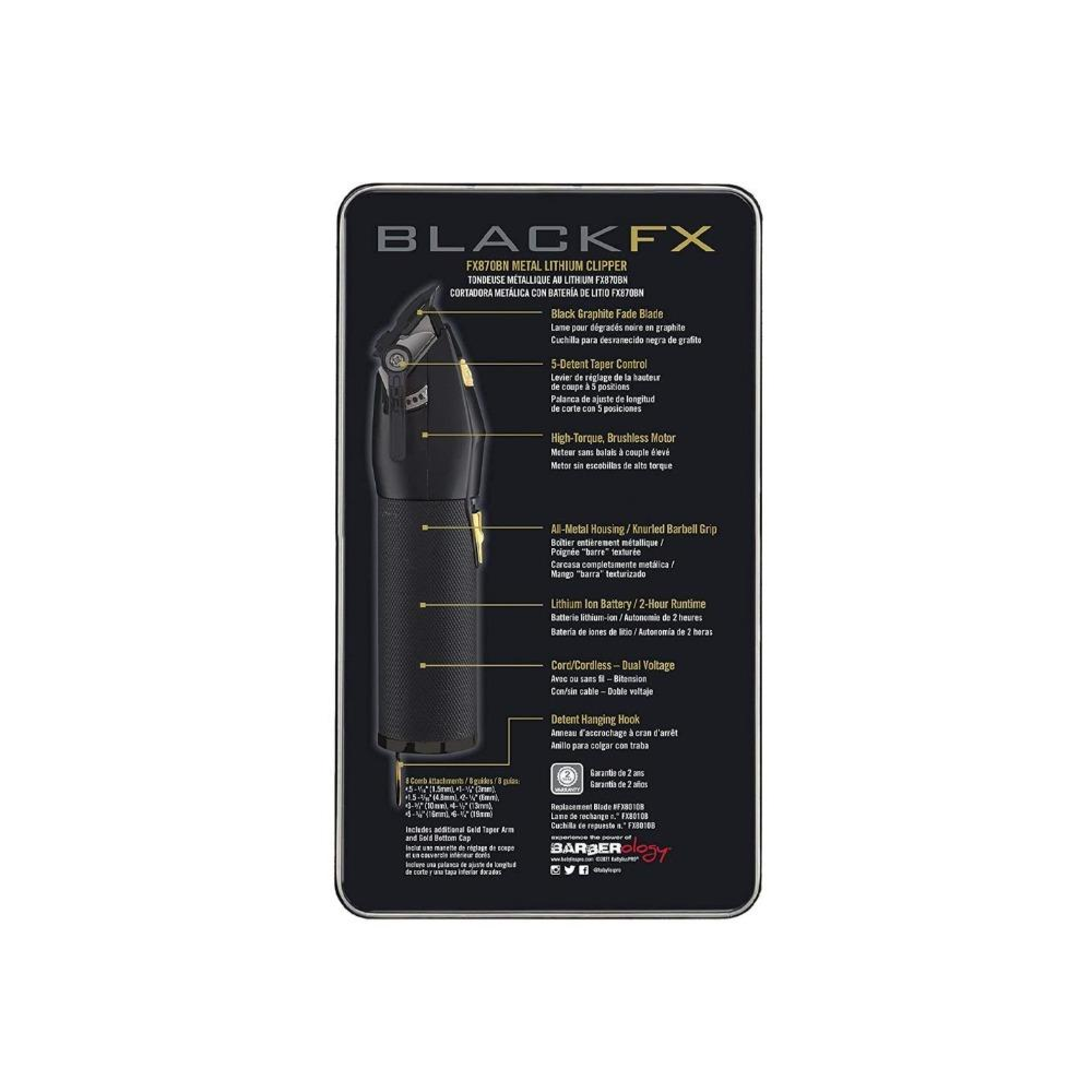 BaByliss Pro - BlackFX FX870BN Clipper Graphite Blade