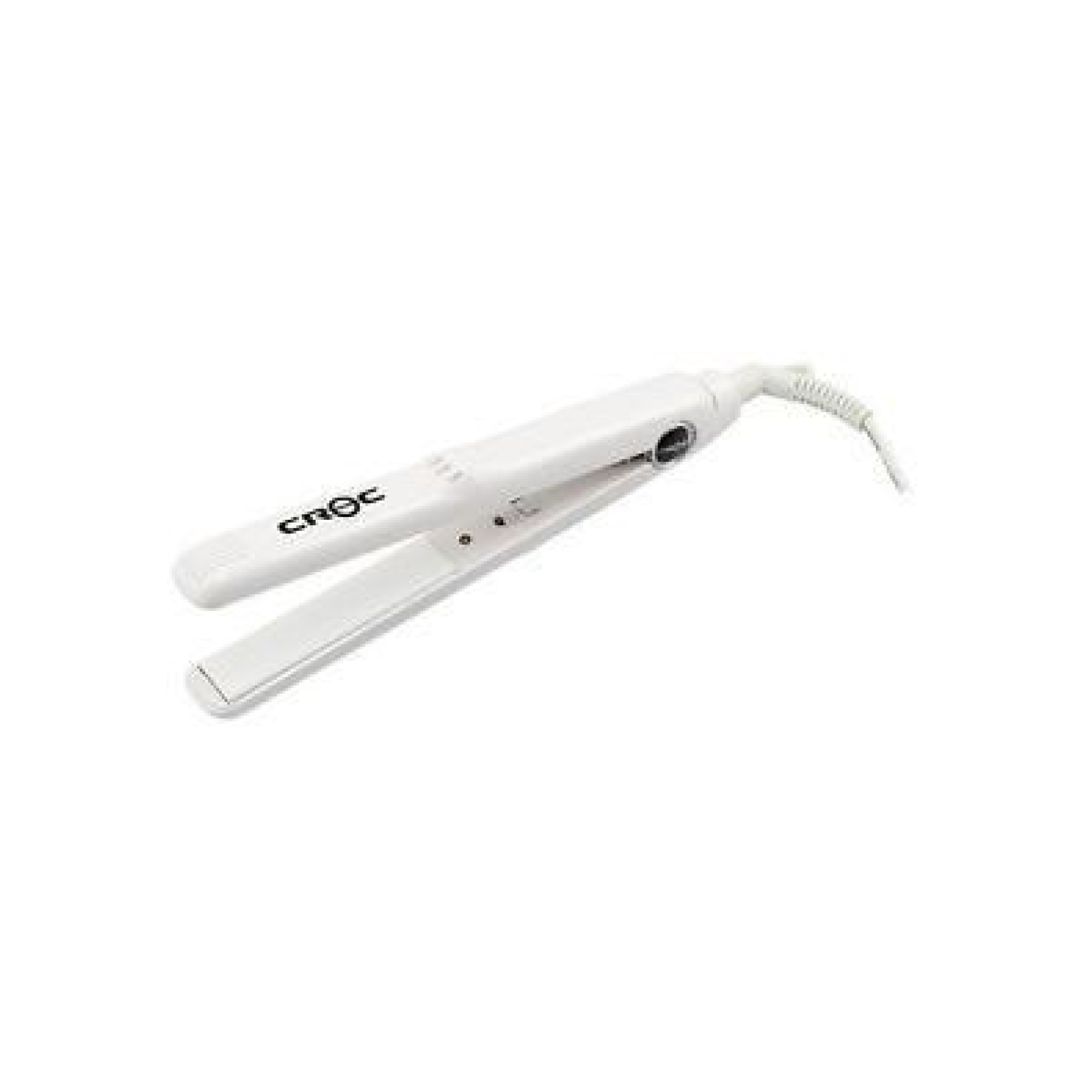 Baby Croc White mini flat iron