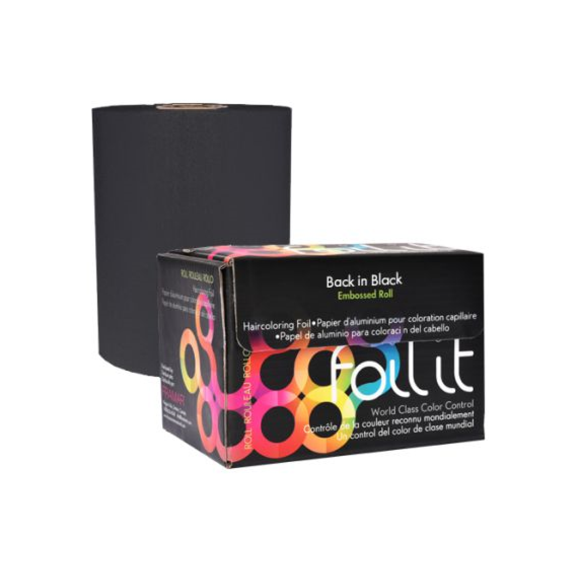 Black Foil Roll Embossed Medium 1lb