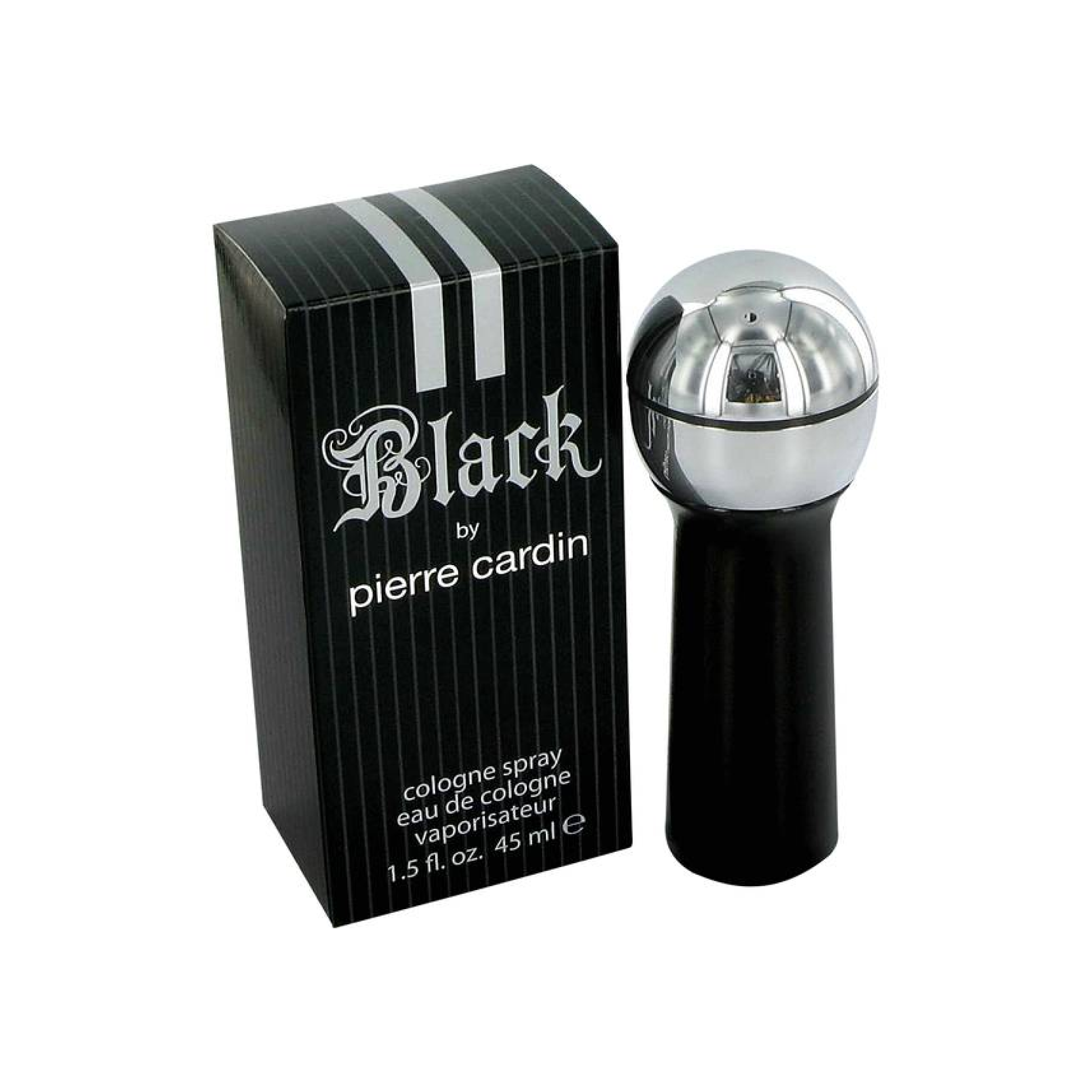 Black eau de cologne spray