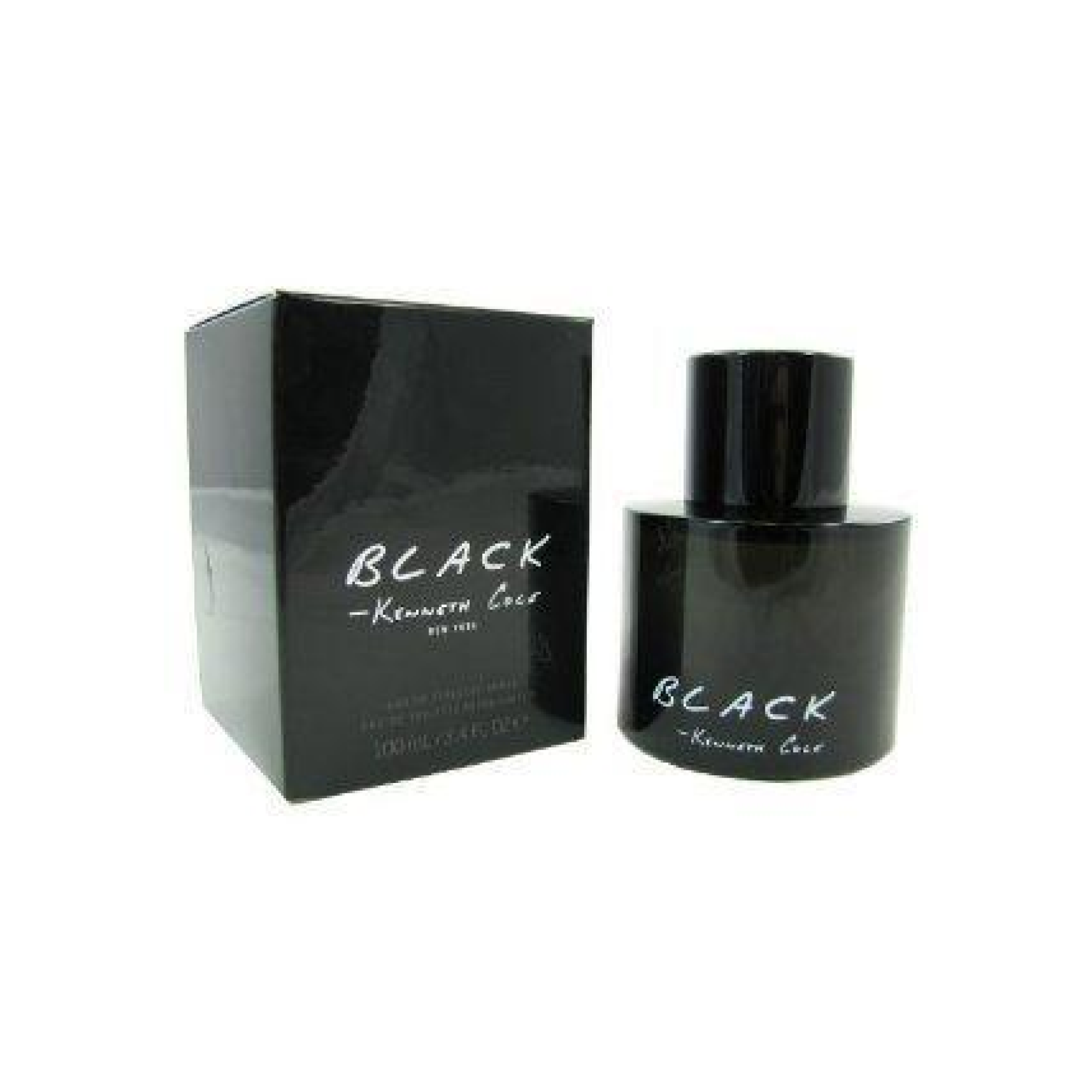 Black eau de toilette spray