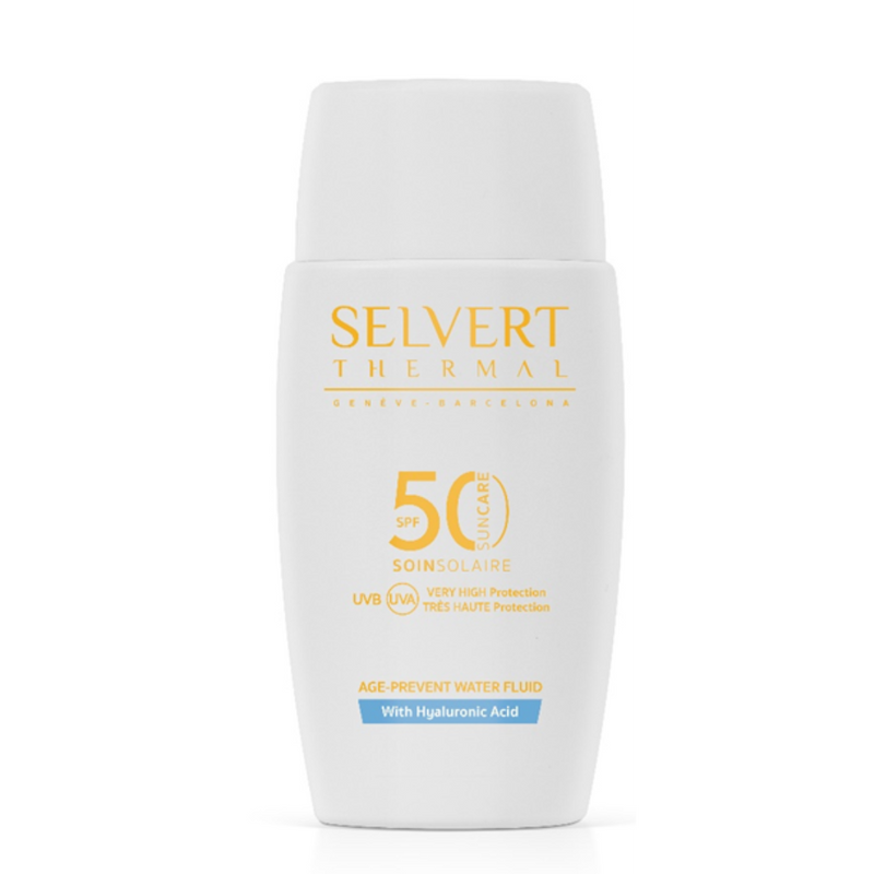 Sun Care - Anti-aging aqueous fluid with hyaluronic acid (SPF50)