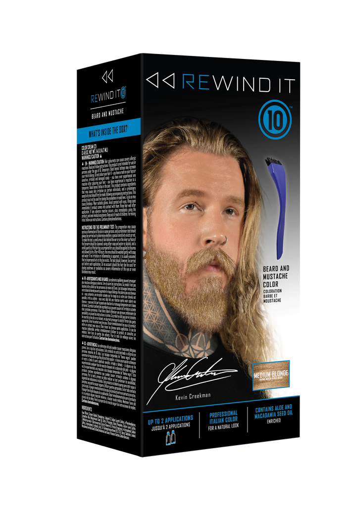 Beard Coloring Medium Blonde