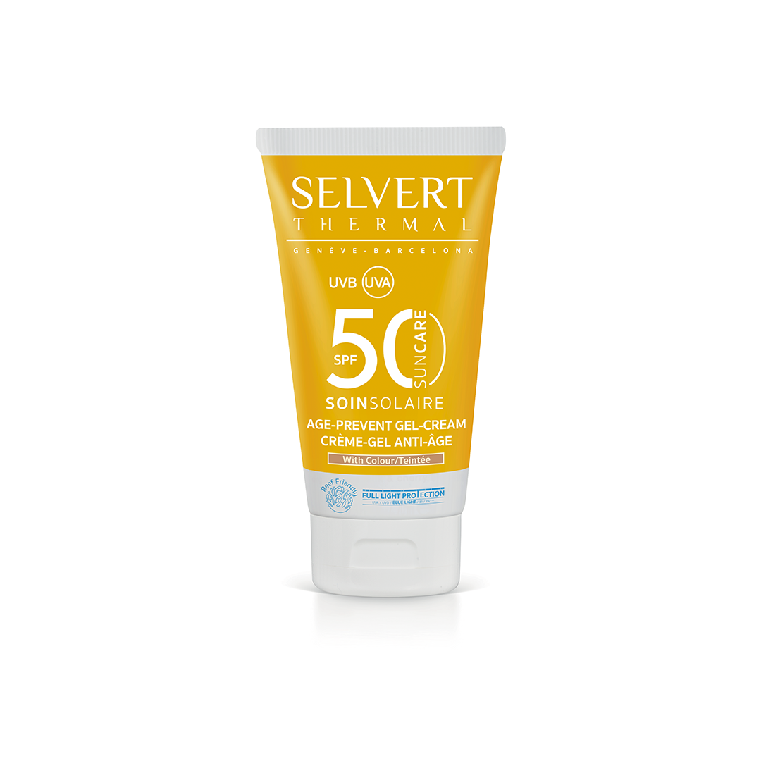 Sun Care-Gel-crème Sun Care Anti-âge teintée (SPF50)