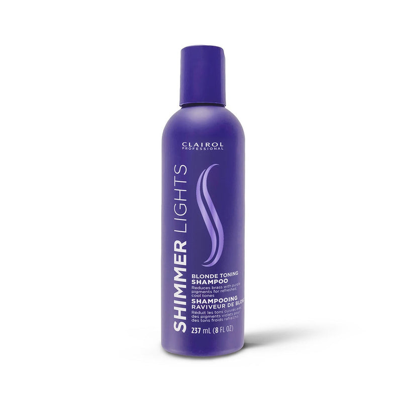 Clairol Shimmer Lights Toning Shampoo For Blonde Grey Hair