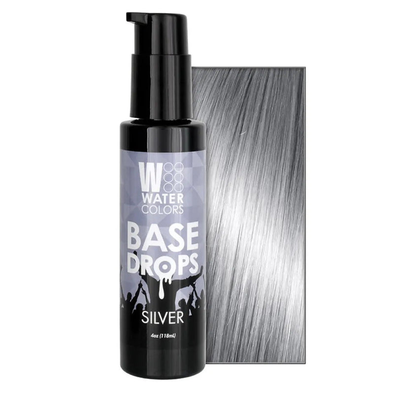 Water Color Silver Base Drops