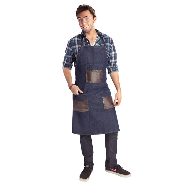 "Official Barber" Denim Apron #BESAPR59BARUCC