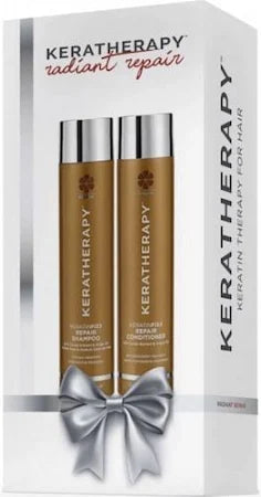 Duo shampooing et après-shampooing réparateur Keratinfixx