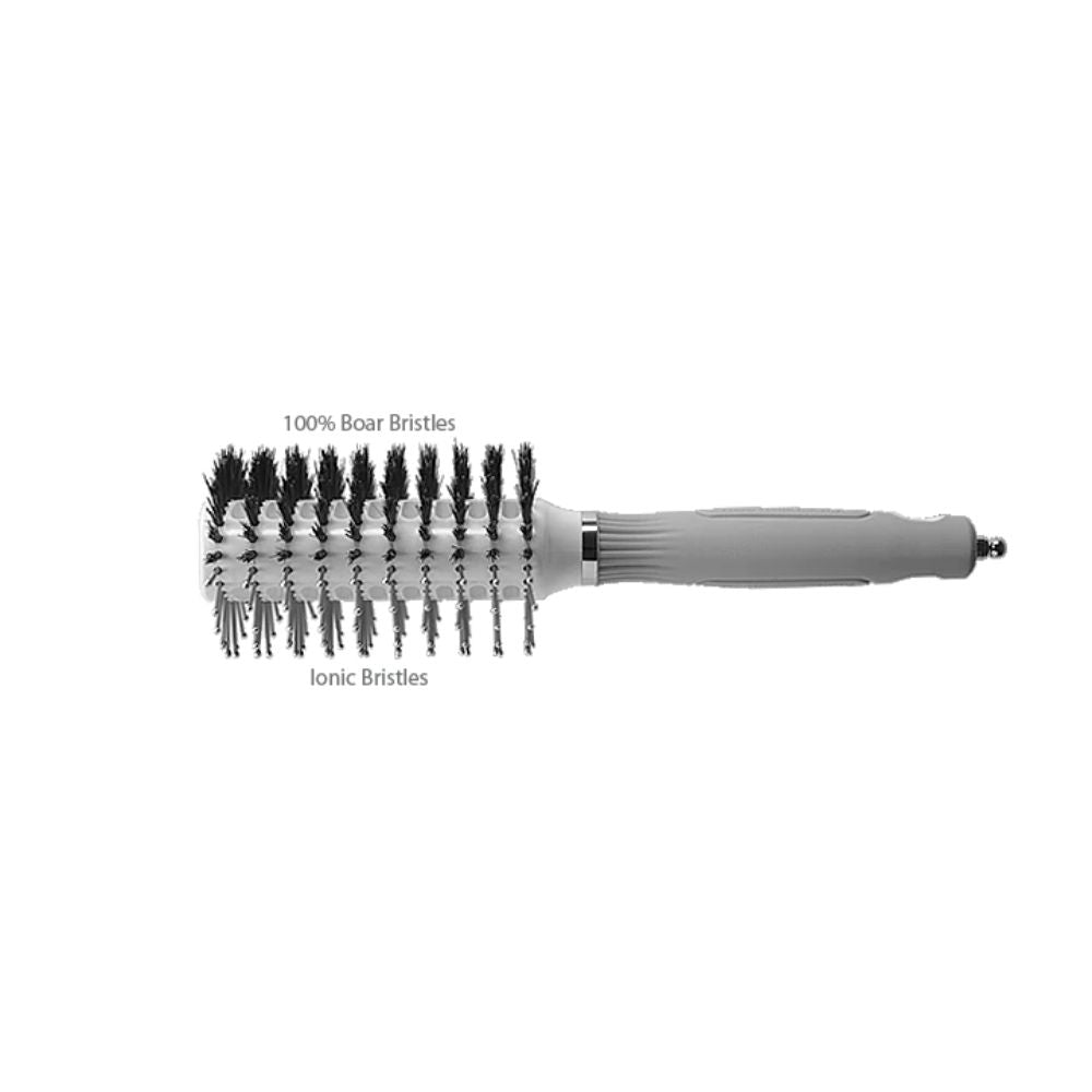 Olivia Garden Ceramic Ion Tv Oval Twin Brush Medium