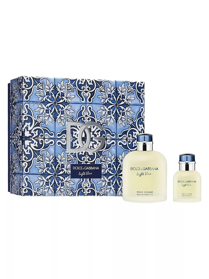 Dolce & Gabbana Light Blue 2Pc Set 125Ml + 40Ml Edt Men (Printed light blue box)