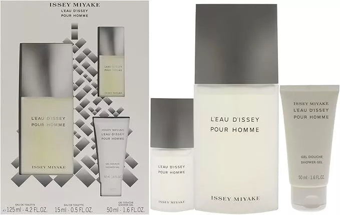 L'eau D'issey 3Pc Set 125Ml Edt Men (With 75Ml Asb + 75Ml Sg)