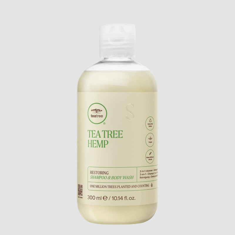 Tea Tree Hemp Restoring Shampoo & Body Wash