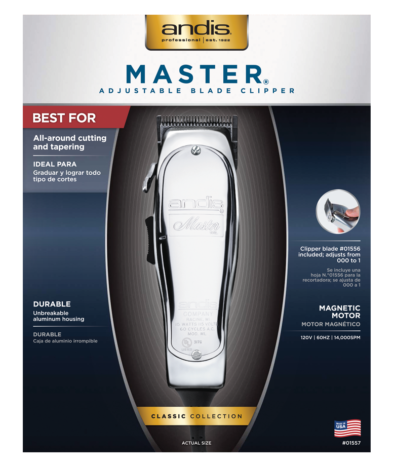 best ANDIS Master Adjustable Blade Clipper for men