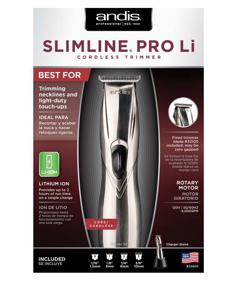 top review ANDIS Slimline Pro Li T-Blade trimmer for men