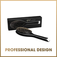 Dressing Brushes, Oval & Narrow Hair Styling tools with Natural Bristles