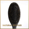 Dressing Brushes, Oval & Narrow Hair Styling tools with Natural Bristles