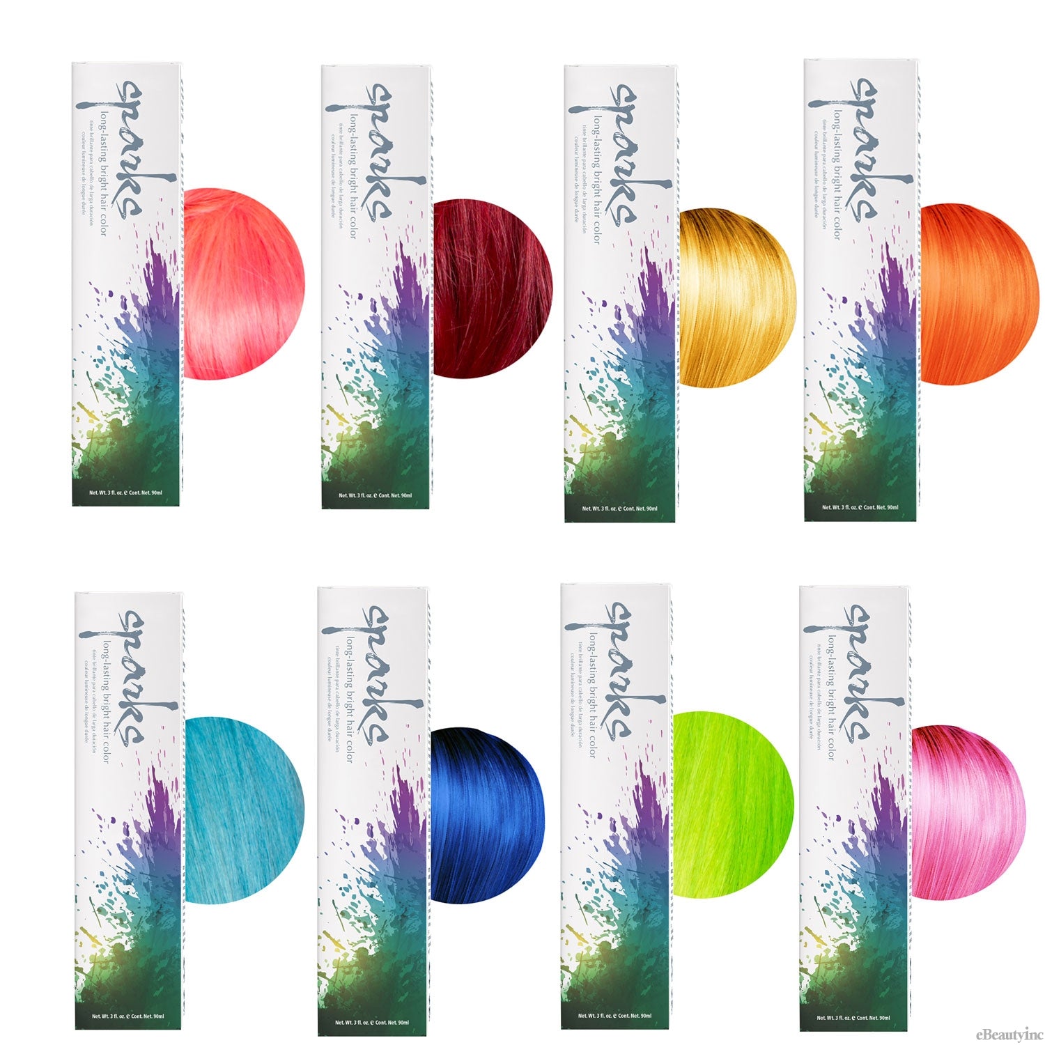 SPARKS Long-Lasting Bright Hair Color Mermaid Blue