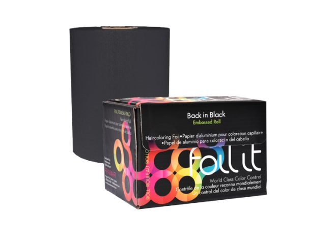 Black Foil Roll Embossed Medium 1lb