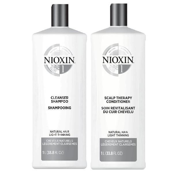 NIOXIN System 1 Cleanser & Scalp Therapy Duo Set shampoo & conditioner