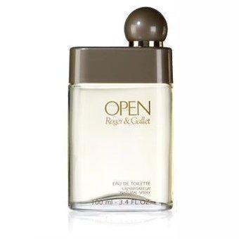 Open eau de toilette spray