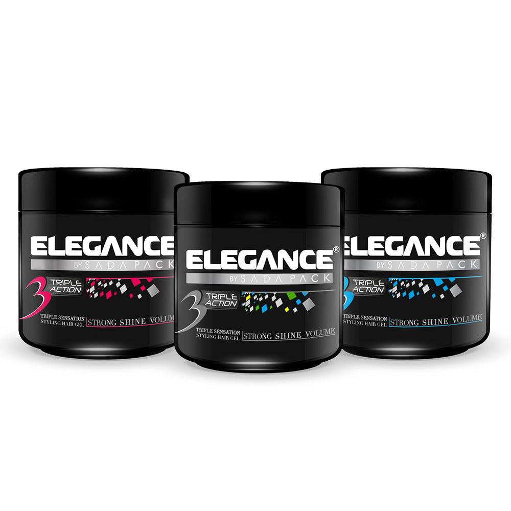 ELEGANCE Triple Action Super Strong Hold Hair Gel Venus